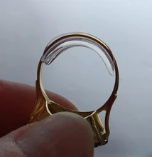 Anillo de silicona Invisible de 8 tamaños, anillo regulador de tamaño, almohadilla de ajuste, artefacto pequeño, reductor, Sizer de anillo compatible con cualquier anillo