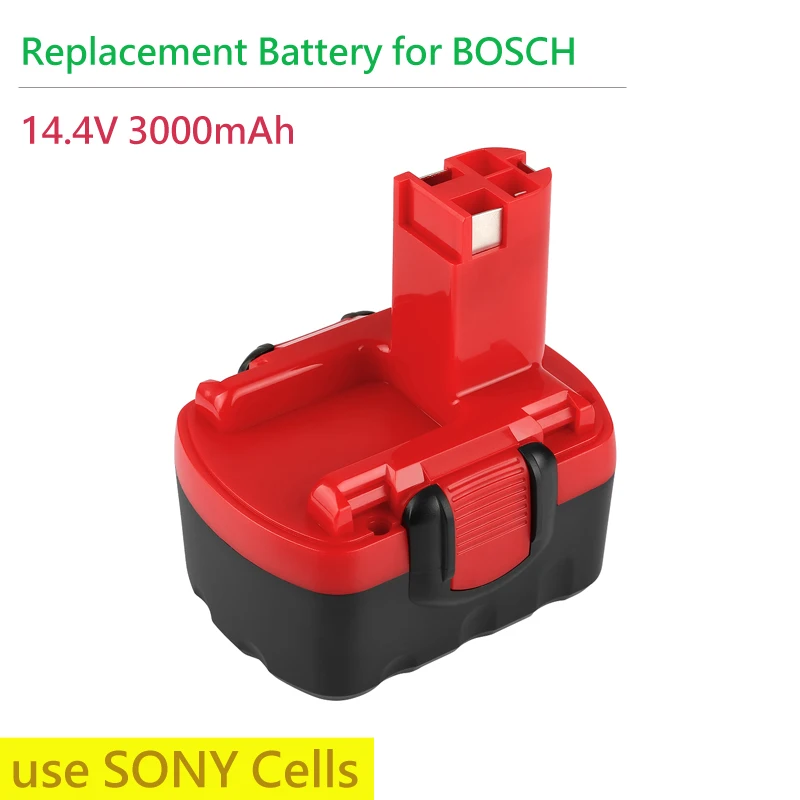Сменный аккумулятор для BOSCH 14 4 В 3000 мАч перезаряжаемый электроинструмента BAT038 BAT040 BAT041 BAT140
