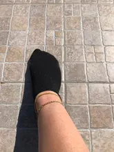 1PC 304 de acero inoxidable cadena tobilleras para mujer oro Color ajustable joyería de pie pierna tobillo pulseras Accesorios