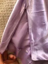 Mnealways18-falda de seda satinada para mujer, Falda larga de cintura alta, color púrpura, elegante, para oficina, Primavera, 2020