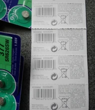 20 uds SONY 377 377A SR626SW AG4 SR626 LR66 LR626 AG 4 1,55 V de la batería óxido de plata para reloj de juguete de control remoto coche botón pila de moneda