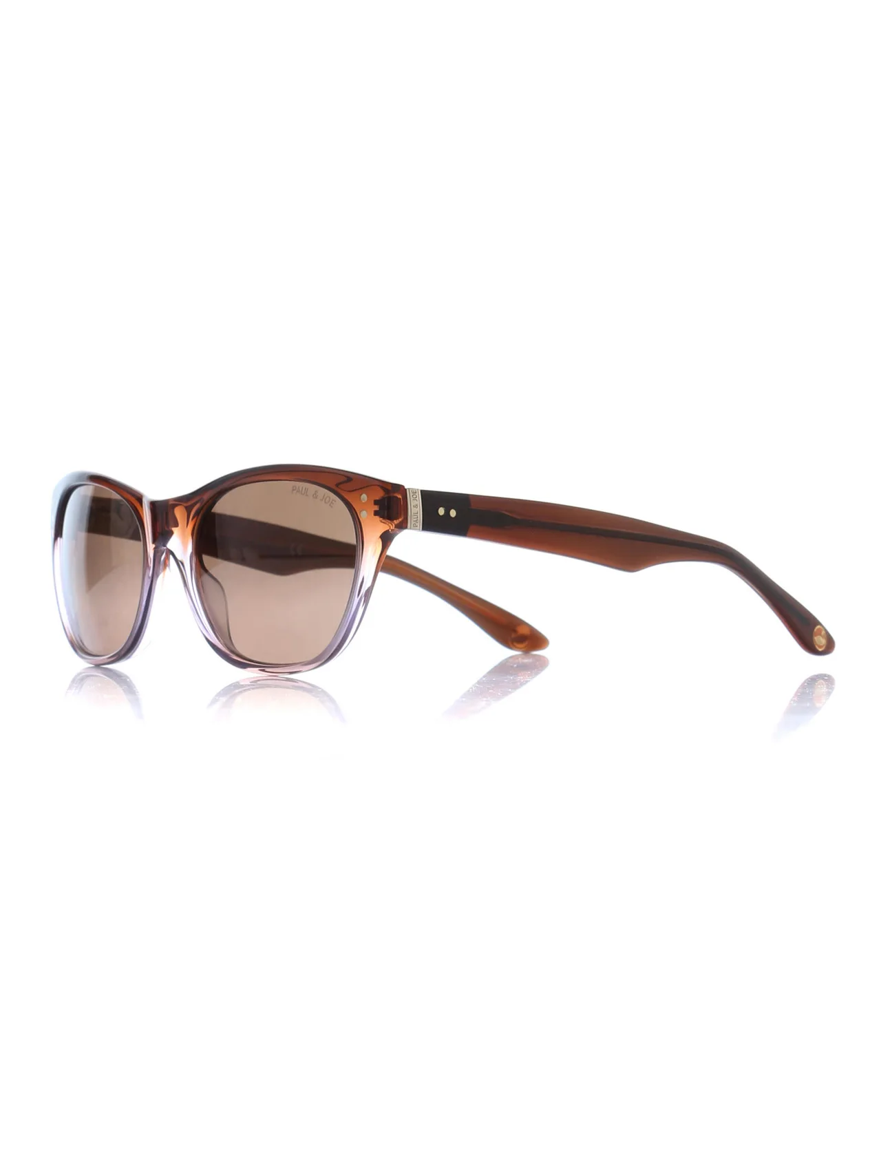 

Women's sunglasses pj swan 02 brla bone Brown organic square square 54-20-140 paul / joe