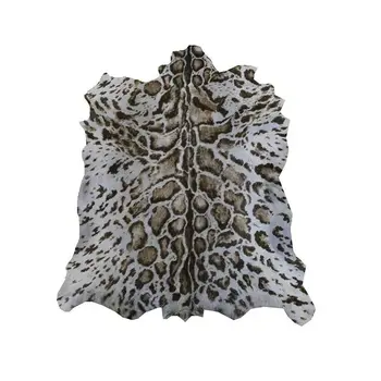 

Rug natural goat skin 100x80 cm printed imitation ocelote