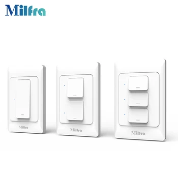 

Wifi Smart Switch Interruptor Recessed Wall Switches for commodity houses, villas, hotels, indoor,outdoor,bedroom,living room