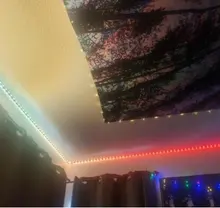 LED luces de tira RGB 5050 resistente al agua lámpara Flexible cinta de Bluetooth Color de sueño luces led 5M10M DC12V Control de la música para la habitación