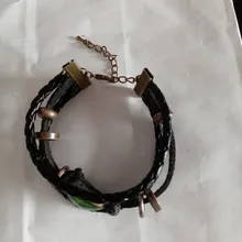 10 unids/lote de broches de cierre de cuerda de cuero con cadenas, cierres de langosta, conectores para pulsera, accesorios para fabricación de joyas Diy