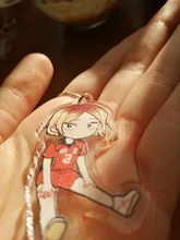 Llavero con anilla de voleibol para niño, Haikyuu, Anime Llavero bonito llavero de dibujos animados sleutelhanger 2020 nuevo llaveros Accesorios