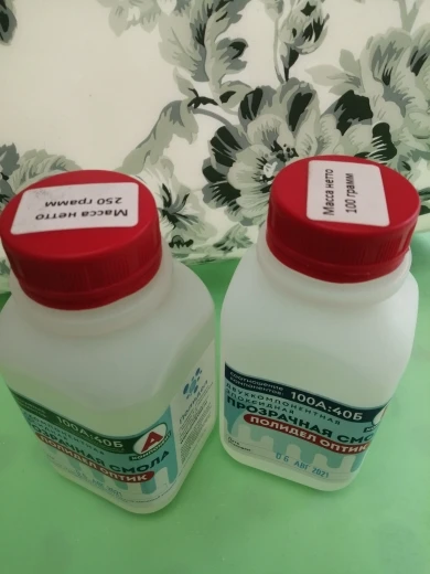 Отзыв о товаре Эпоксидная смола для творчества и рукоделия Полидел Оптик 350гр от пользователя R***r