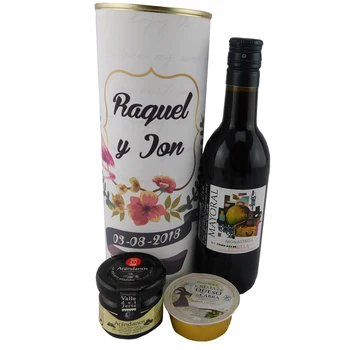 

6 pcs/customized with easy open tin, red wine Mayoral, cream cheese's goat and marmalade