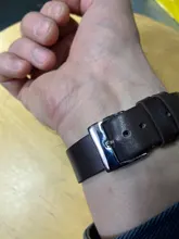 Correas de reloj de cuero de liberación rápida, banda de reloj inteligente informal de 18mm, 20mm, 22m y 24mm, pulsera suave mate