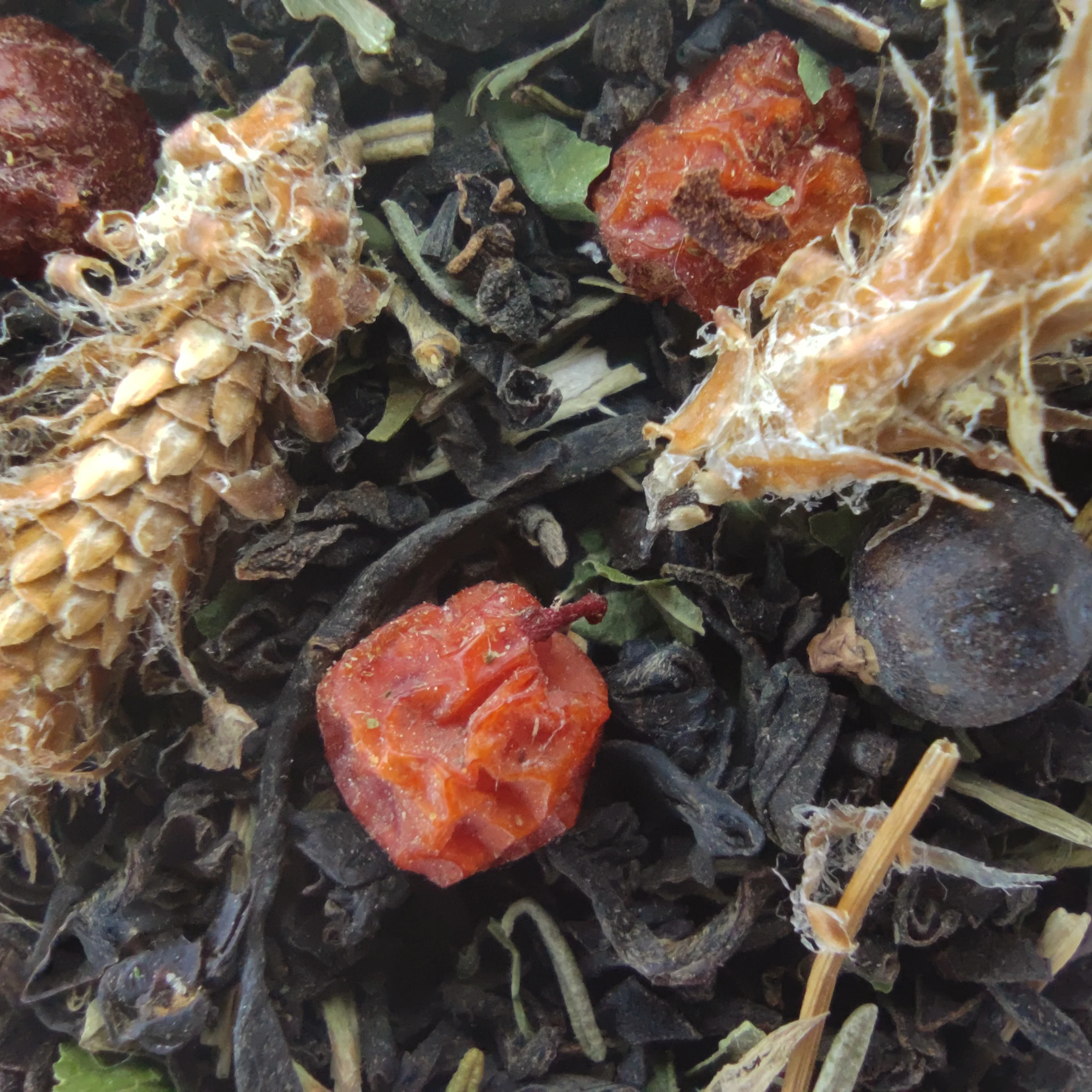 Black natural tea with additive medium leaf 100 g Baikal