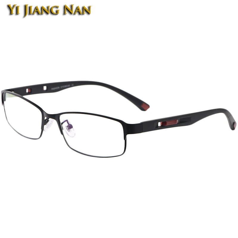 Gafas Vista Hombre оправа для очков из сплава с гибкими дужками TR90, очки с прозрачными линзами, очки с полной оправой, мужские очки