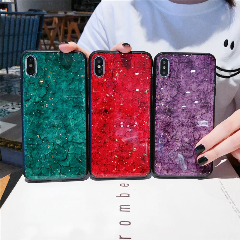 Гладкий пластиковый мраморный чехол для IPHONE 12 MINI/12 PRO MAX/11 Pro MAX/XS MAX/XR/100 Plus защитный