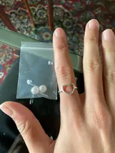 Anillo minimalista de Plata de Ley 925 auténtica para mujer, joyería de moda de corazón hueco para boda, regalo de San Valentín