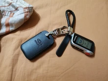 Funda de cuero con 3 botones para llave de coche, Funda de cuero colorida para Chery Tiggo llegada, funda de llave a distancia inteligente, accesorios para Interior de coche