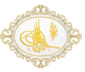 

24x31cm Crystal Ottoman Stone Mono Ottoman Modern Pattern Wall Panel