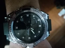 SANDA- Reloj deportivo digital negro para hombre, reloj masculino de pulsera con led, resistente al agua hasta 3atm, militar