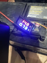 Voltmeter Led-Amp Digital High-Quality 100v 10a Blue DC Red Dual