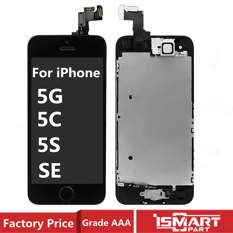 OEM для iPhone 5S SE 5G ЖК дисплей сенсорный дигитайзер полная сборка 5C сменный экран с