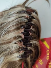 Hairpiece Claw-Ponytail Synthetic Jaw/claw-Clip Curly Clip-In with 12-125g Styled Dual-Use