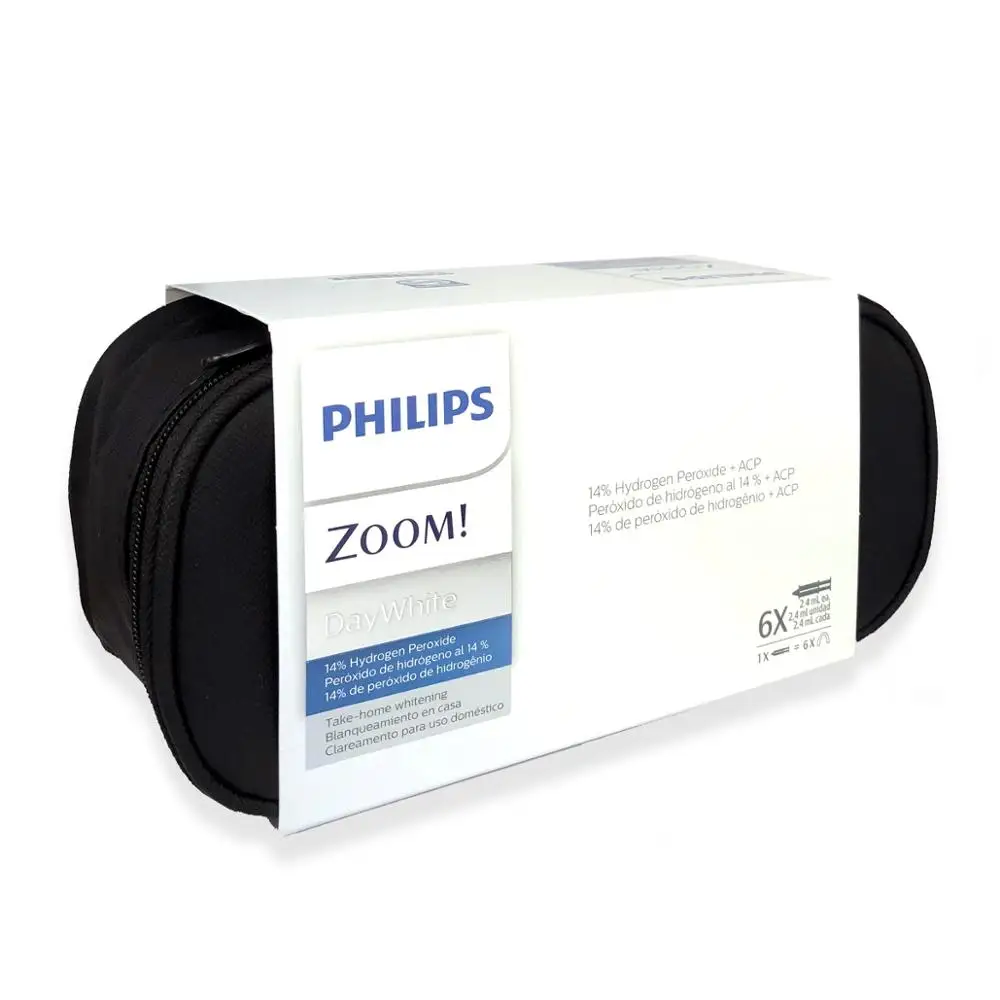 Philips Zoom гель для отбеливания зубов 6 шприцев 9.5% 14 шт. ACP набор дневной белый