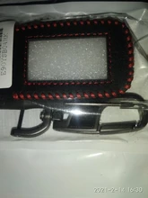 Cuero coche caso clave de Starline E63 E90 E91 E61 E95 E66 2-coche alarma LCD controlador remoto llavero transmisor llaves cubierta