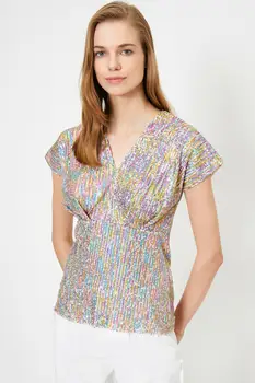 

Koton Women Pattern Blouse 0 YAK34501FK