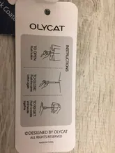 OLYCAT-Paraguas plegable automático para mujer, sombrilla resistente a la lluvia, resistente al agua, Anti UV, 8K, para niñas