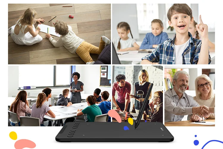 Xppen novo G740S 7x 4 polegadas. gráficos