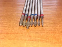5/6/7 diamante uñas taladro mm broca para fresa conjunto cortadores de manicura del Piedra pedicura eléctrica Mill manicura máquina