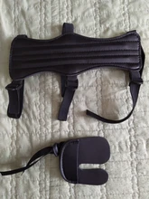 Protector de cuero duradero de alta calidad, Protector de brazo de dedo, accesorios de manga de engranaje protectora de tiro con arco