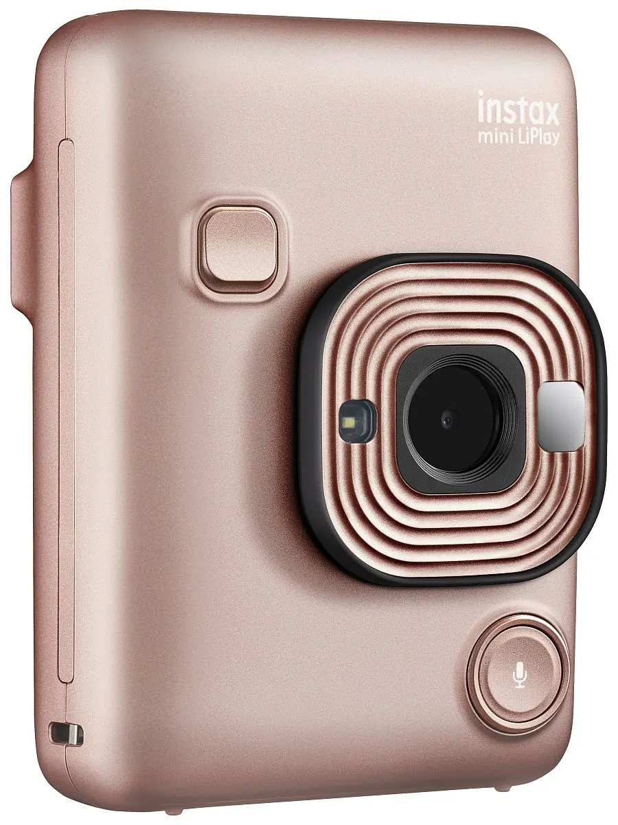 US $179.07 Камера Моментальной Печати Fujifilm InstaxФотоаппарат INSTAX LiPlay Blush Gold