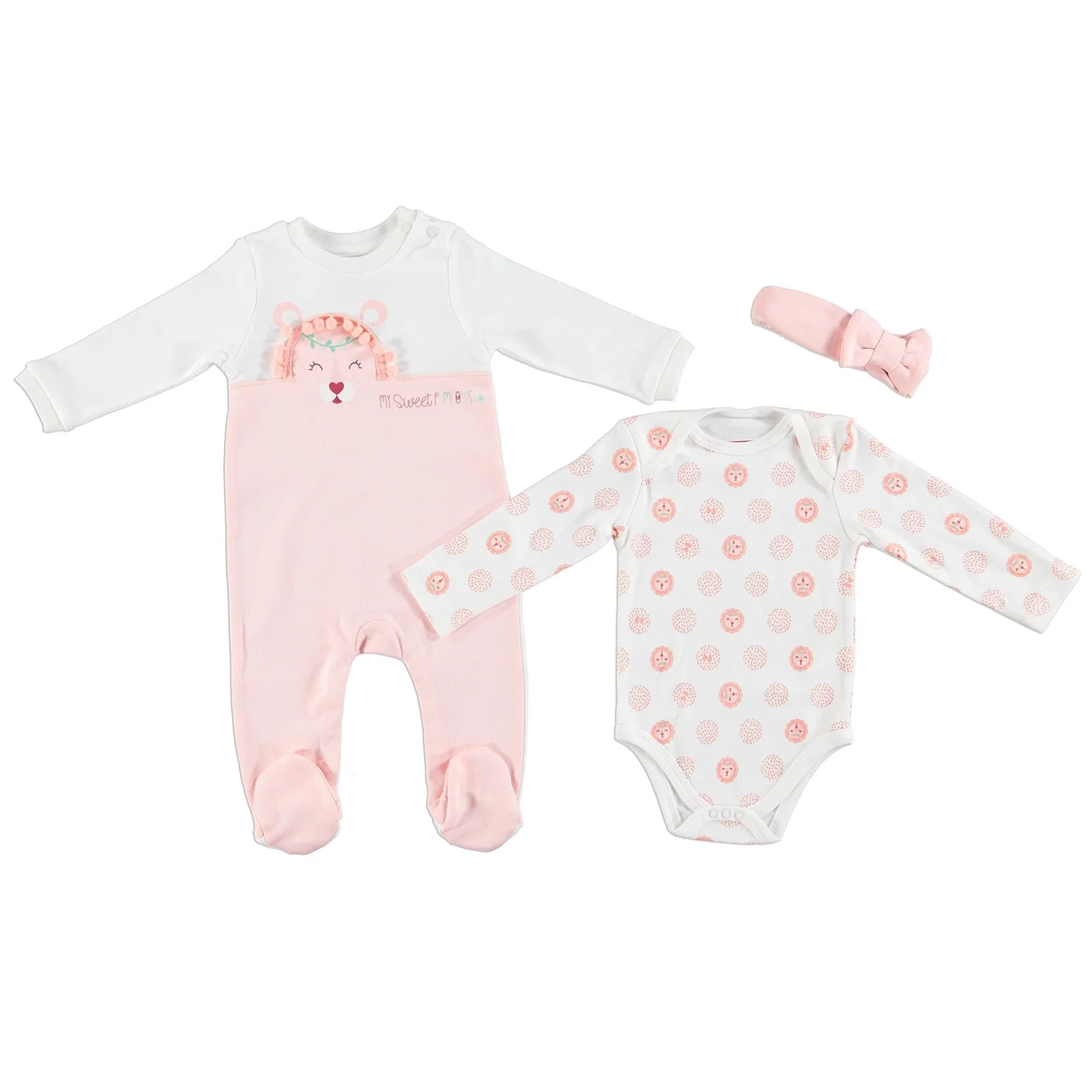 Ebebek Fisher Price/комплект из 3 предметов с милыми помпонами для маленьких девочек