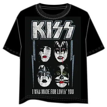 

T-shirt I Was Made For Lovin You Kiss adult