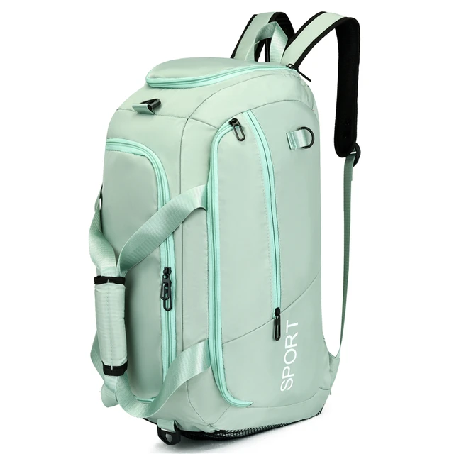 Sac polochon de voyage unisexe, sac de sport Portable, sac de sport, de  natation, de Yoga, fourre-tout avec compartiment à chaussures et poche  humide pour le sport - AliExpress