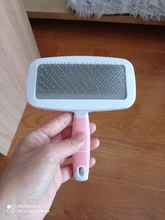 Peines de aguja para quitar el pelo de perros, cepillo de limpieza de piel, peines de tamaño grande, herramienta antideslizante de Color caramelo, suministros para mascotas