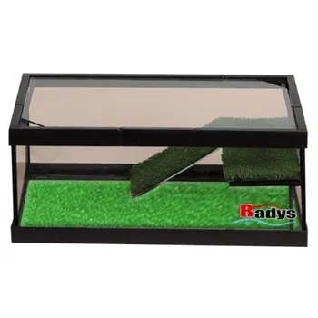 

TORTUGUERA CRISTAL PARA TORTUGAS ACUARIO PEQUEÑA TORTUGAS + COMIDA