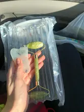 Gua Sha-Rodillo de Jade rascador Estiramiento Facial, herramienta de masaje de arrugas antienvejecimiento, masajeador Facial desintoxicante, Gua Sha