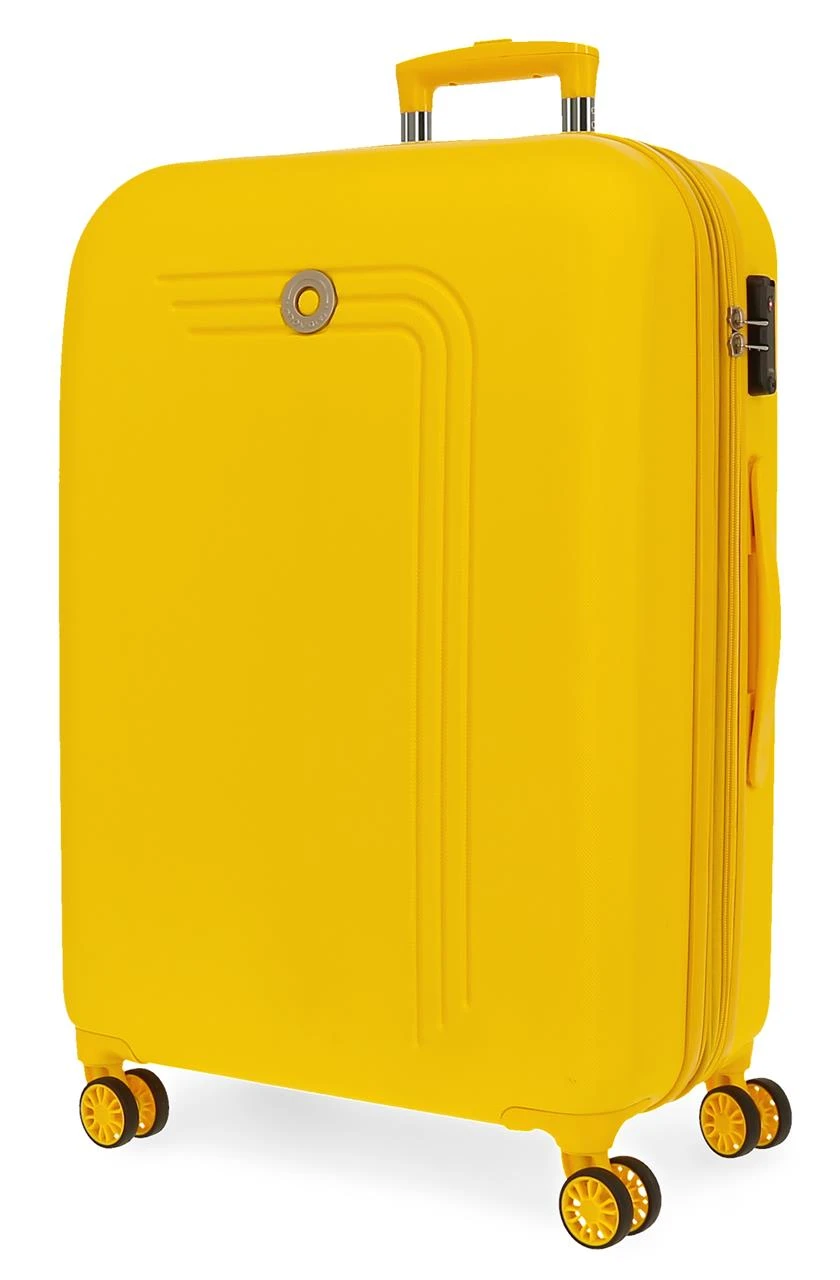 Yellow medium suitcase Clearance