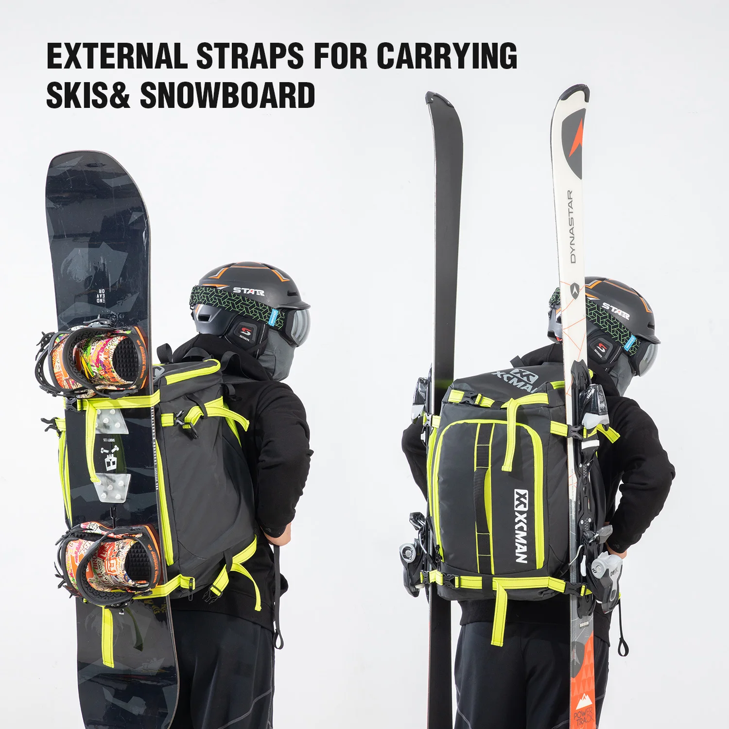 Driver13 ® mochila para botas de esquí con compartimento para casco +  mochila para botas de