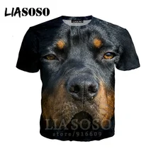 Футболка с 3d принтом для мужчин wo для детей, футболки для собак, уличная Футболка Harajuku Rottweiler, модные футболки, футболка "Аниме" с короткими рукавами A198