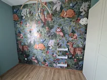 Wallpaper Mural Asian Bedroom Animals Beibehang Living-Room Home-Decor Tv Background