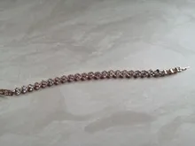 Pulsera Vintage de lujo para mujer, brazalete de cristal, Color plateado, regalos de joyería