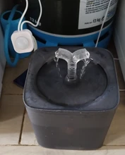 Inteligente de la fuente de agua para gato con grifo dosificador de agua para perro transparente bebedero para mascotas beber filtros de Sensor de movimiento