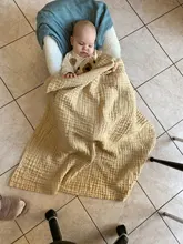 Manta de muselina de 6 capas para bebé, ropa de cama personalizada para recién nacido