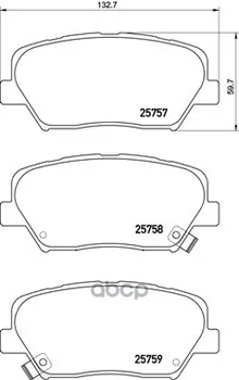 

Brake pads Hyundai i30/Elantra 11-/CEED 12-front Brembo art. P30070