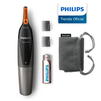 

Philips, NT3160/10, Naricero hair trimmer in eyebrows, nose and ears, hair trimmer, no pull, holster, battery included
