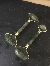 Rodillo de Jade para masaje Facial, herramientas de cuidado para la piel Facial, rascador de Gouache Natural, belleza corporal, rodillo masajeador adelgazante