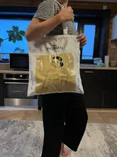 Youda-Bolso de lona sencillo para mujer, bolsa de mano Original, elegante, a la moda, para hombro, de compras, informal, para chicas