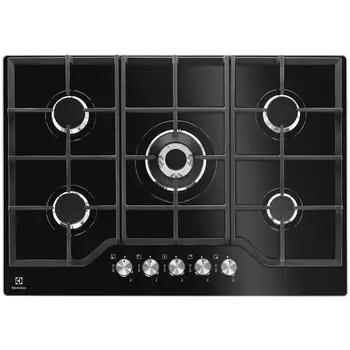 

5 Burner Gas Gas cooker EGG 7536 K color NeroELECTROLUX318.02